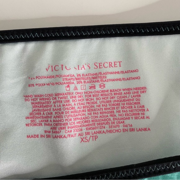 Victoria’s Secret Aqua Black Trim Bikini Bottoms - Picture 9 of 11